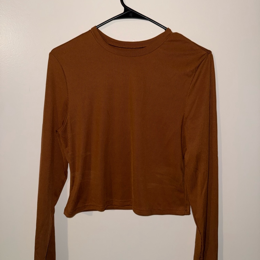 Warm Cinnamon Long Sleeve Women's Top